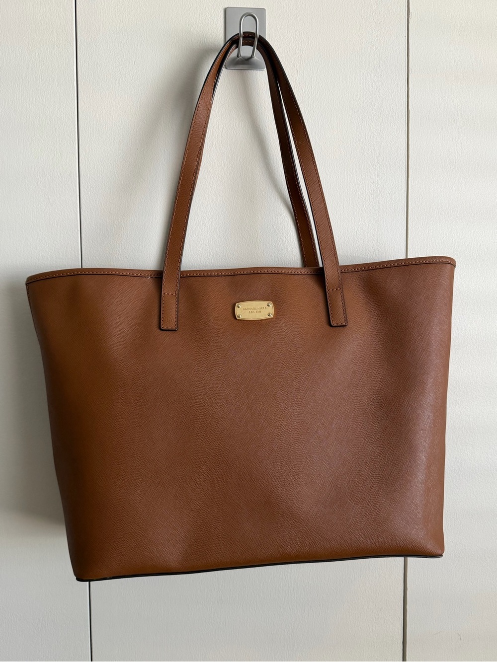 Michael Kors Cognac Saffiano Leather Tote
